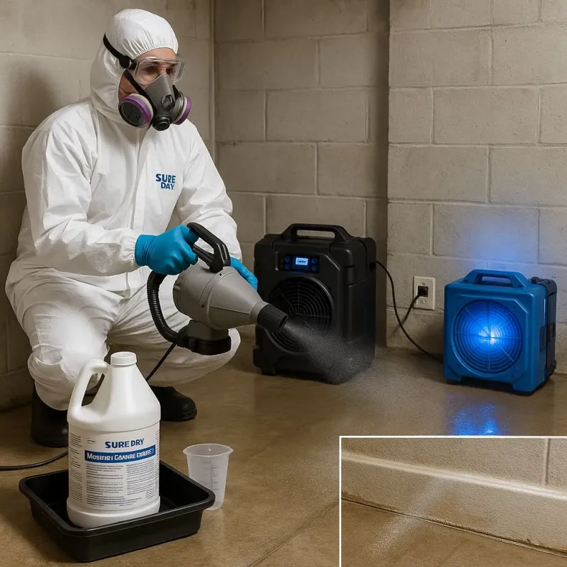 Sanitization and Odor Removal process in Oakbrook Terrace, IL
